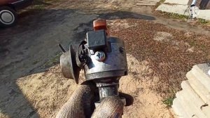 Audi 100 C3 замена вакуум корректора зажигания.