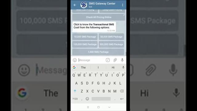 SMS Gateway Center Bot for Telegram Messenger App смотреть онлайн