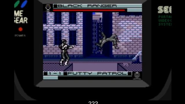 Mighty Morphin Power Rangers {Sega Game Gear} - Like Putty. Get it? 'Cus they're..made of putty... смотреть онлайн