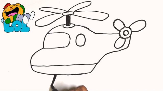 Let's learn to draw a helicopter |Учимся рисовать вертолет |Vertalyot chizishni o`rganamiz смотреть онлайн