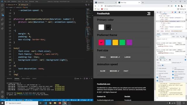 React JS Recipe APP Project Tutorial | 15 Settings Functionality using hooks смотреть онлайн
