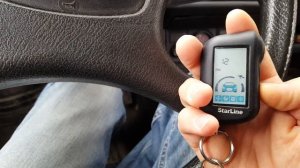 Starline A93. Настройка чувствительности датчика удара.