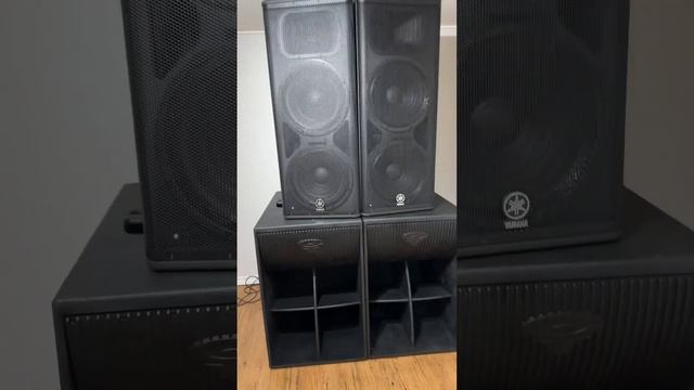yamaha dsr215 and cerwin vega el36dp powered speakers together смотреть онлайн