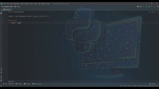Make your own assistant in python using wolfram alpha in minutes!! смотреть онлайн