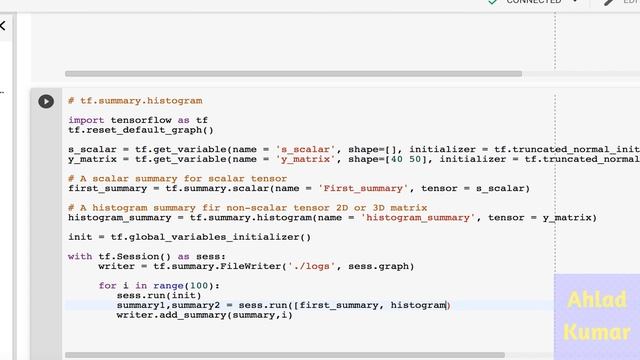Deep Learning 10: Easy explanation of Tf.summary.histogram command in TensorFlow смотреть онлайн