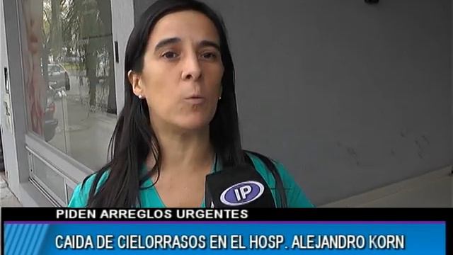 CAIDA DE CIELORRAZOS EN EL HOSPITAL ALEJANDRO KORN смотреть онлайн
