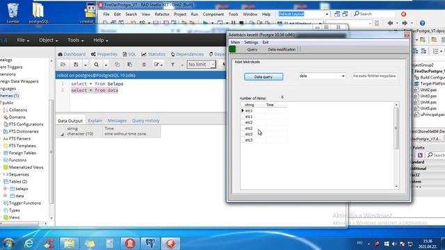 Postgresql database connection with Delphi GUI (Rad studio) смотреть онлайн