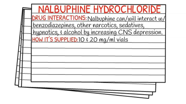 EMT/Paramedic Medication Notecards || Nalbuphine смотреть онлайн