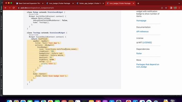 ICON BADGE USING FLUTTER FRAMEWORK смотреть онлайн
