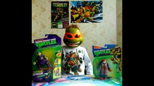 Черепашки НИНДЗЯ.Черепашки Ниндзя Игрушки.Черепашки Ниндзя на распаковке. Игрушки для мальчиков.