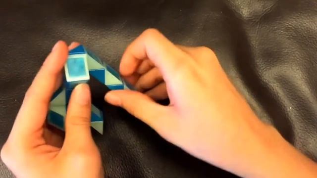 Smiggle Snake Puzzle or Rubik's Twist Tutorial: How to Make A Ninja Star Shape Video смотреть онлайн