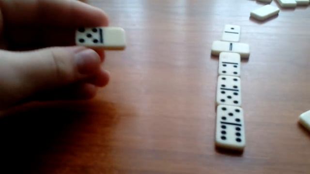 Видеоурок#1-учимся играть в домино с Димоном смотреть онлайн