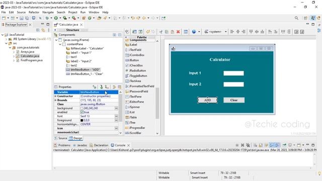 Simple Calculator in Java | Jframe | Swing Live Project | Java 2023 #javaswing смотреть онлайн