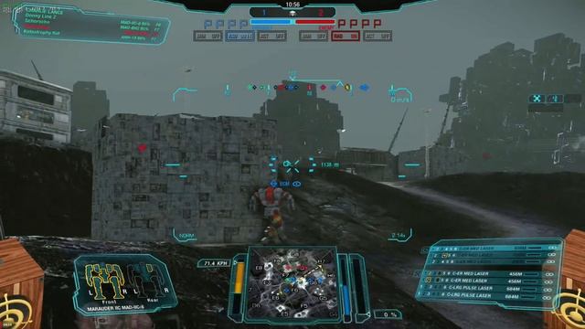 MechWarrior Online - Donny Line Z in HD Ran into Sean Lang good game win смотреть онлайн