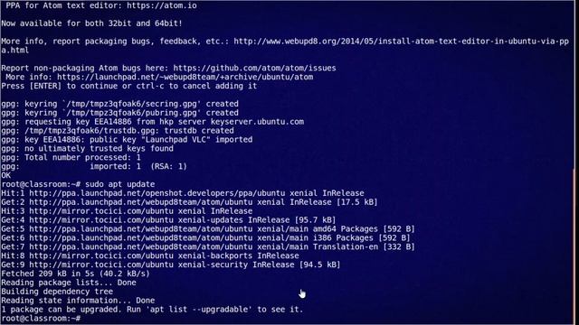 How to Install Atom Text Editor in Ubuntu linux 16 смотреть онлайн
