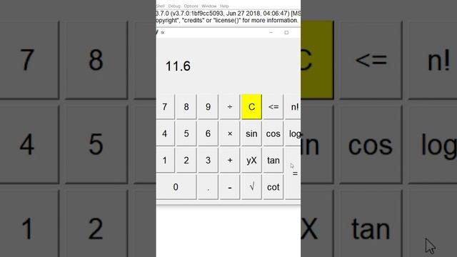 advanced calculator with tkinter смотреть онлайн