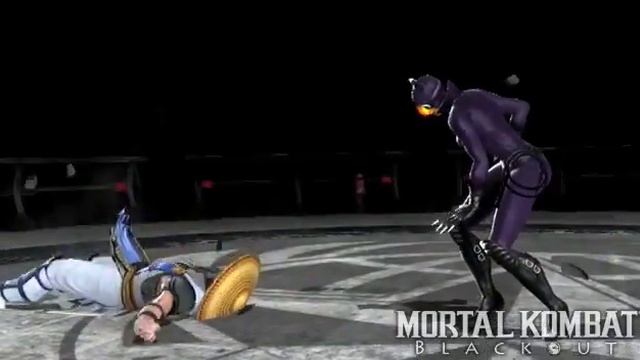 Mortal Kombat vs. DC Universe | Catwoman's "Sharp Nails" Fatality смотреть онлайн