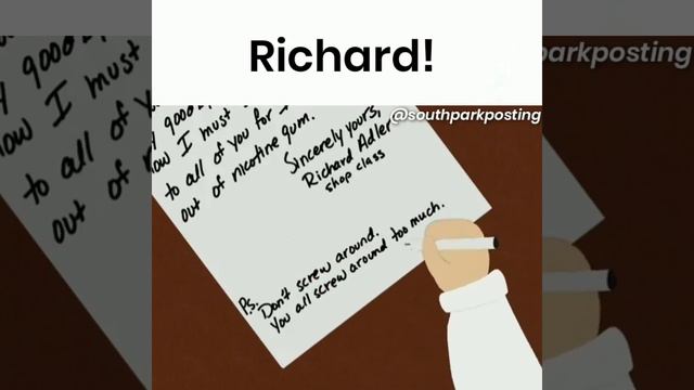 South Park Richard смотреть онлайн