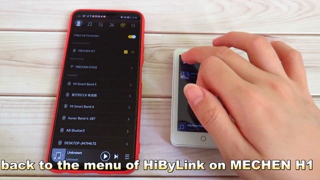 MECHEN H1-Sync Music from HiByMusic between MECHEN H1 and mobile phone смотреть онлайн