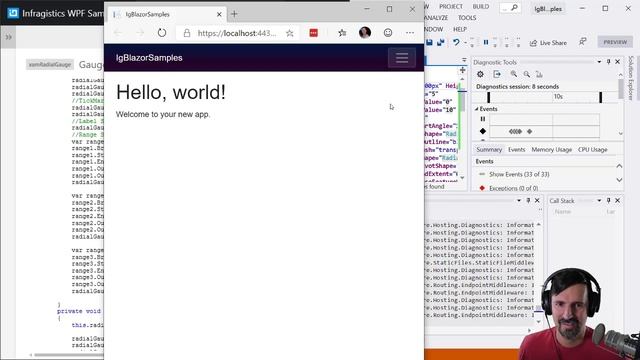 Watch Me Work: Building a Blazor Sample App for Office Hours смотреть онлайн