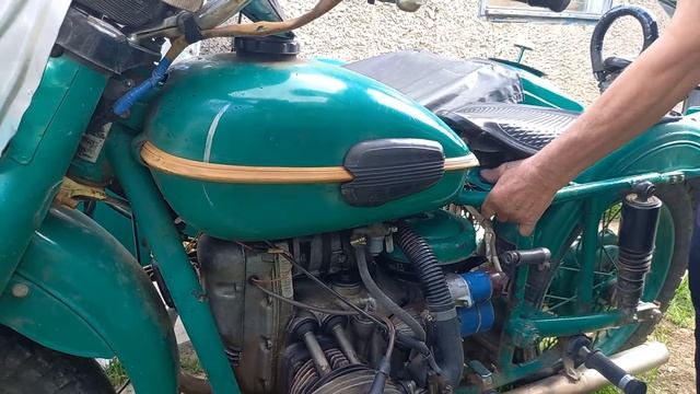 Проверяем стартер на мотоцикле Урал смотреть онлайн