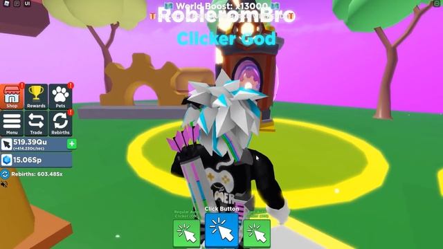 ТОП-100! РАДУЖНЫЙ МИФИК И НОВЫЕ СЕКРЕТКИ В СИМУЛЯТОРЕ КЛИКА! ROBLOX Clicker Simulator смотреть онлайн
