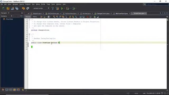 Change color of a ball Applet Java смотреть онлайн