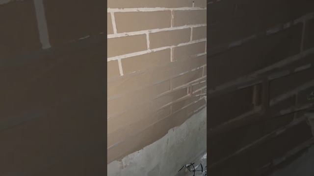 декоративный кирпич по трафарету