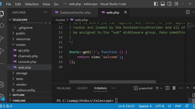 Debug laravel application using Laravel Telescope смотреть онлайн