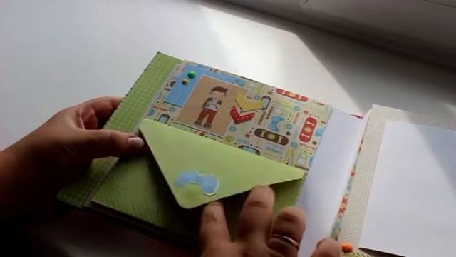 Фотоальбом-Фотопапка ручной работы "Мое детство"/Скрапбукинг смотреть онлайн