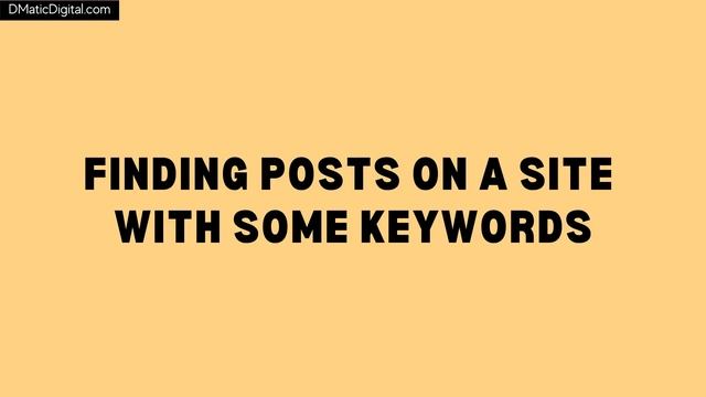 Search Operators from Google that Make Your SEO Tasks Simple смотреть онлайн