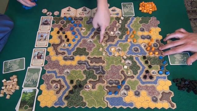 Kingdom Builder - играем в настольную игру, board game смотреть онлайн