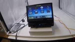 Автомагнитола 1DIN с выдвижным экраном 7» LCD, microSD, USB, RADIO D712