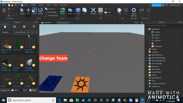How To Make Team Clothing - Roblox Studio Tutorial смотреть онлайн