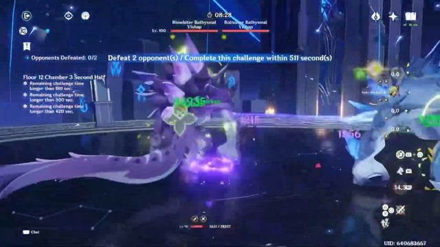 3.8 Abyss Floor 12 C0 HuTao Vape C0 Nahida Hyperbloom - [Genshin Impact] смотреть онлайн