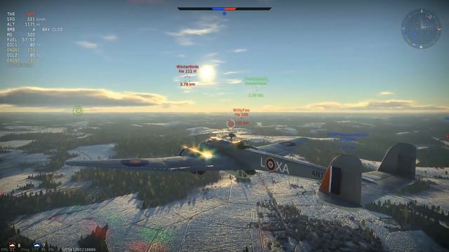War Thunder: Bomber Hampden MK 1 смотреть онлайн