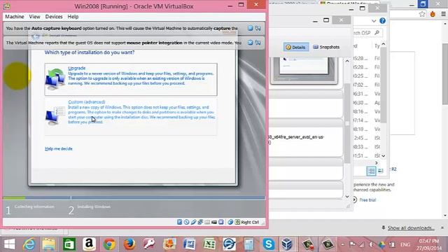 Install Virtualbox and Setup Windows 2008 R2 Server VM смотреть онлайн