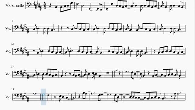 Cello Sheet Music: How to play Kyoto by Phoebe Bridgers смотреть онлайн