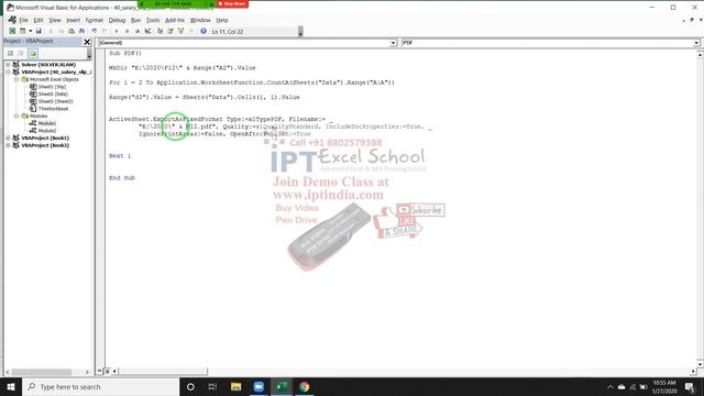 15 Salary Automation with PDF - VBA Macros смотреть онлайн