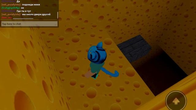 Убегаю от голодной крысы в Roblox Cheese Eskape "Лагоный паркур" (Kitten Geo) смотреть онлайн