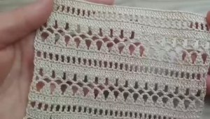 Красивый узор крючком - Вязание крючком