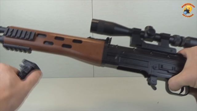 СВД детская снайперская винтовка с пульками смотреть онлайн