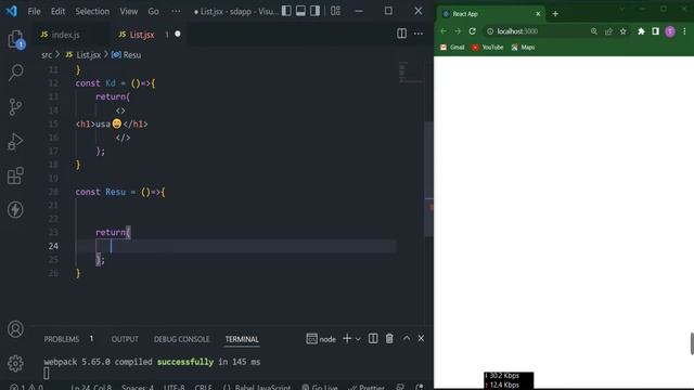 Conditional (ternary) operator in ReactJs || ReactJS Tutorial for Beginners in 2022 смотреть онлайн