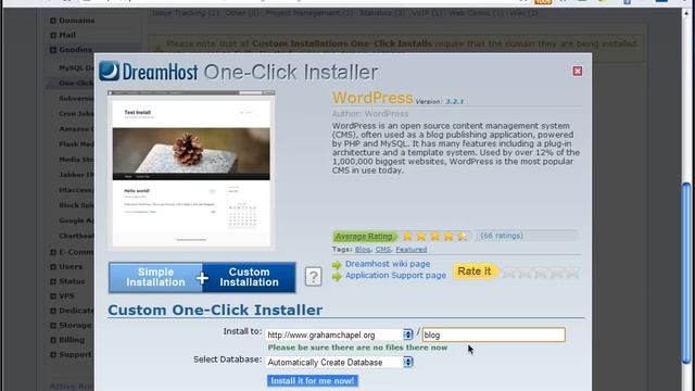 How To Install Wordpress Blog on Dreamhost Account смотреть онлайн