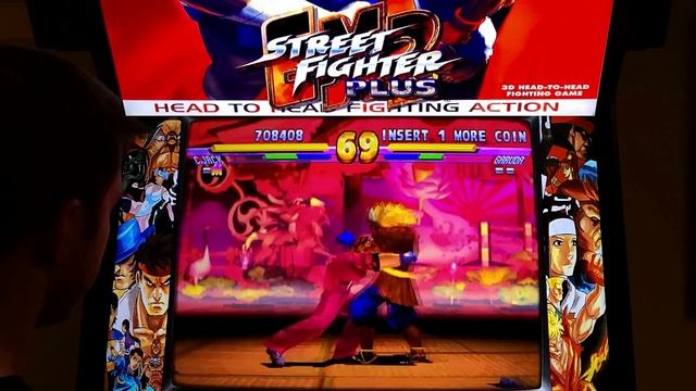 Street Fighter EX2 Plus Arcade Cabinet MAME Playthrough w/ Hypermarquee смотреть онлайн