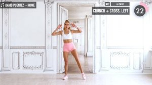 10 MIN HIIT + STANDING ABS - high intensity, calorie burn I Pamela Reif