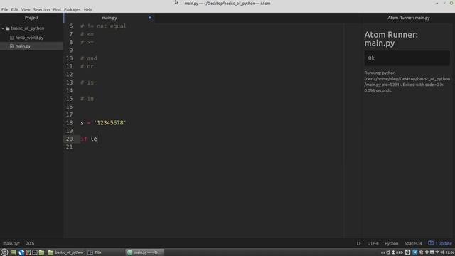 Python tutorial #8: Python Boolean Tutorial and If statement смотреть онлайн