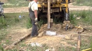 колонковое бурение на сухую! ООО ОП " Геометр-Центр". г.Калуга
