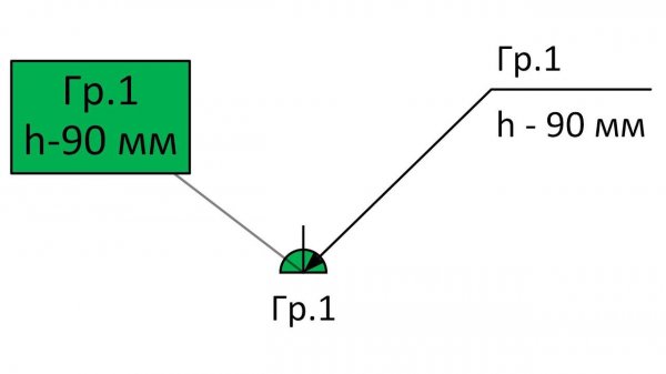 Выноска базовая высота TimVisio.
