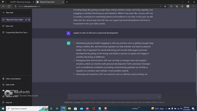 How to write a blog post with chatgpt || Blog Post with Open AI смотреть онлайн
